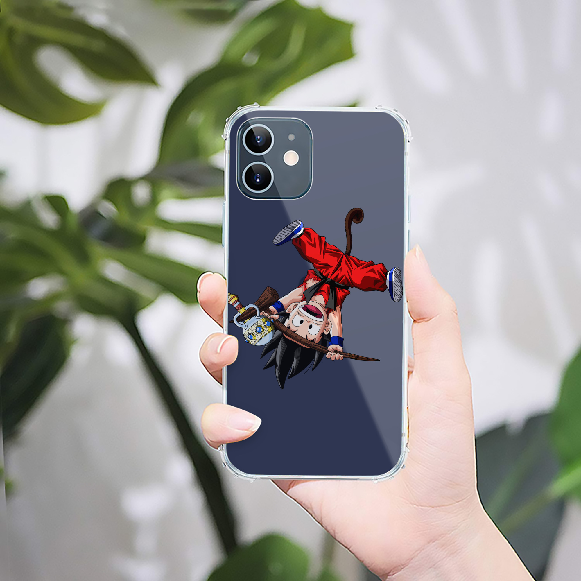 （画像用） ドラゴンボール 孫悟空（そん ごくう）Son Goku カカロット DRAGON BALL Kakarotto 【iPhone 12シリーズ対応】透明スマホケース（クリアソフトケース）